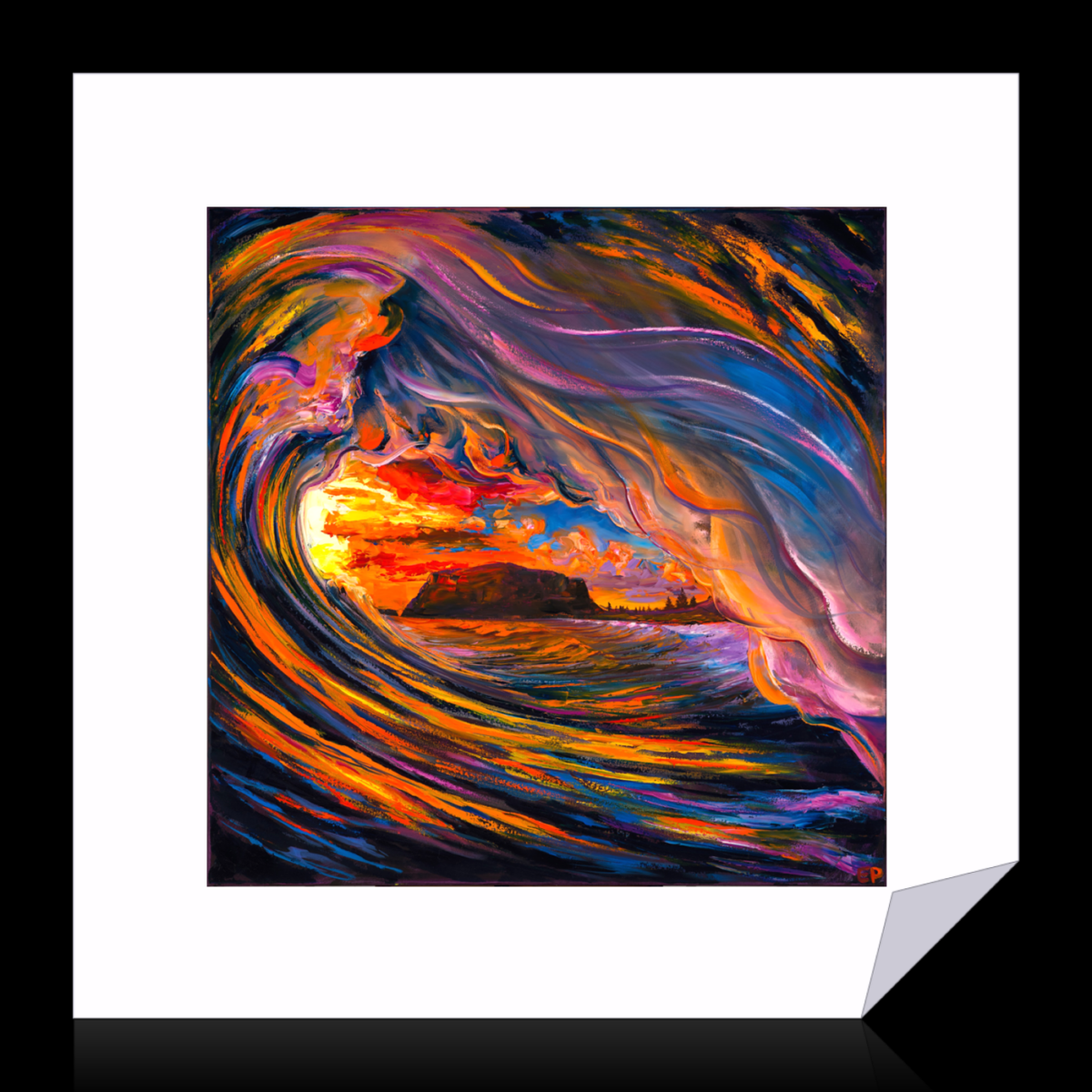 Reminded Me of Home (Archival Print) 60cmx60cm 8cm white border