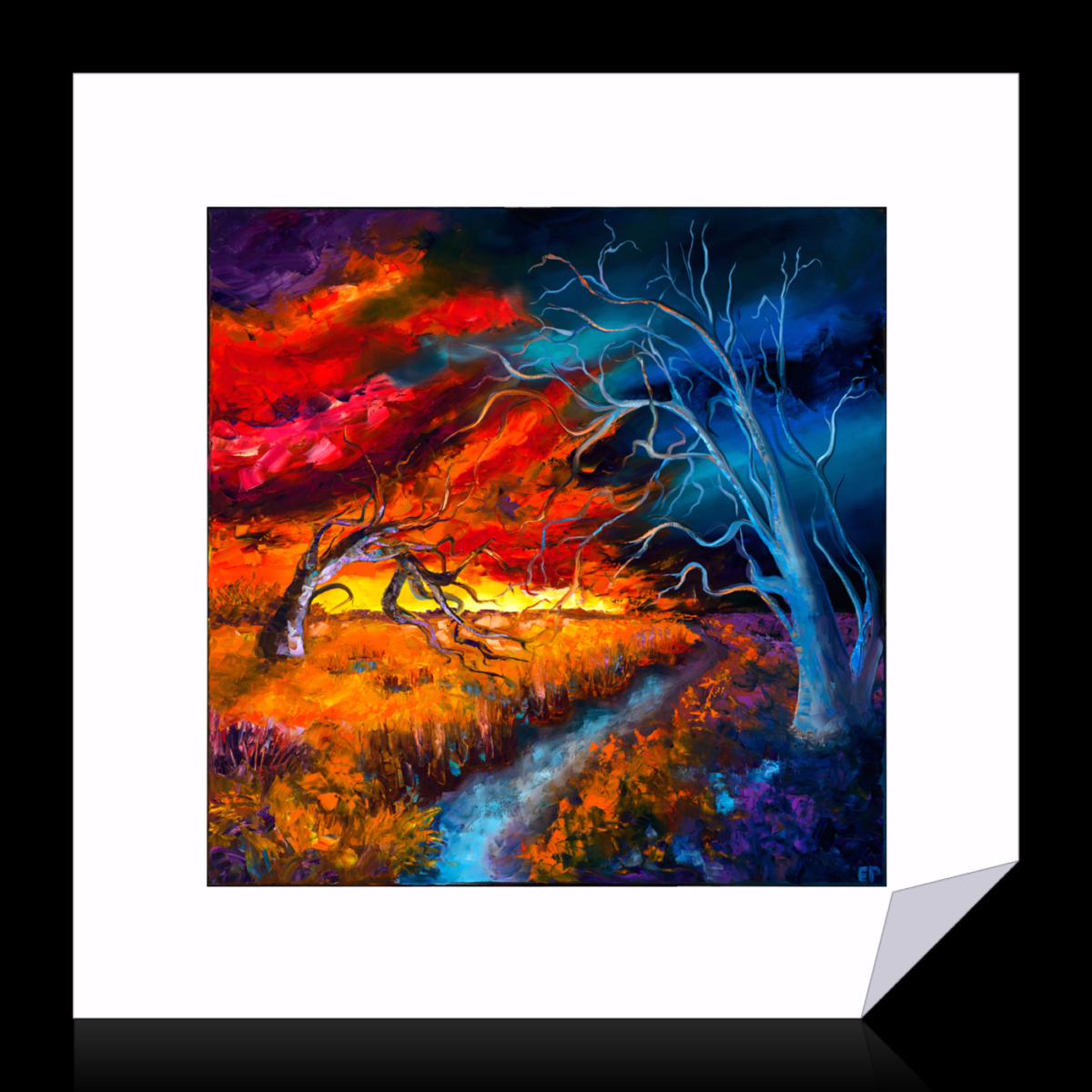 The Pull Between (Archival Print) 60cmx60cm 8cm white border