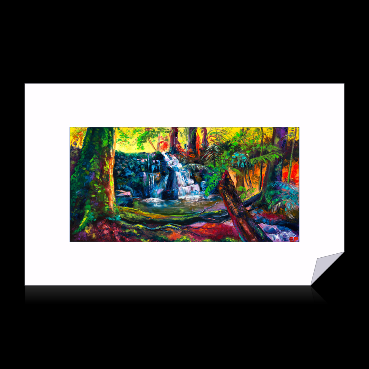 You Are Safe Here (Archival Print) 70cmx35cm 8cm white border