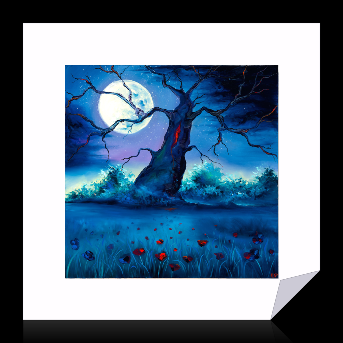 The Root-Brain (Archival Print) 60cmx60cm 8cm white border