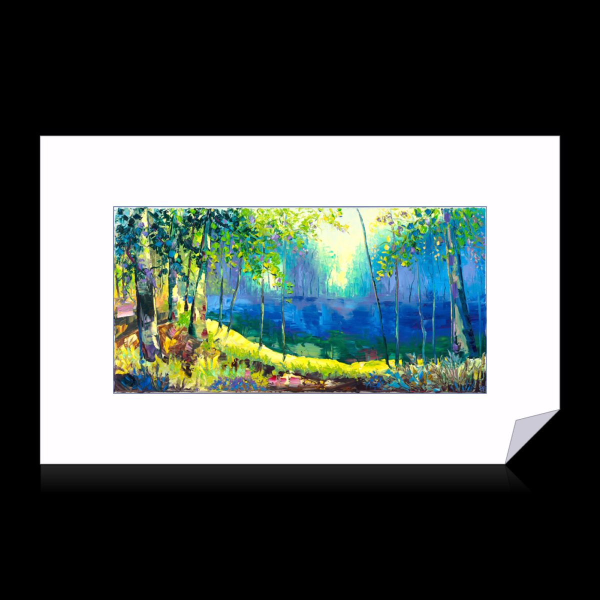 The Sunshine Walk (Archival Print) 70cmx30cm 8cm white border