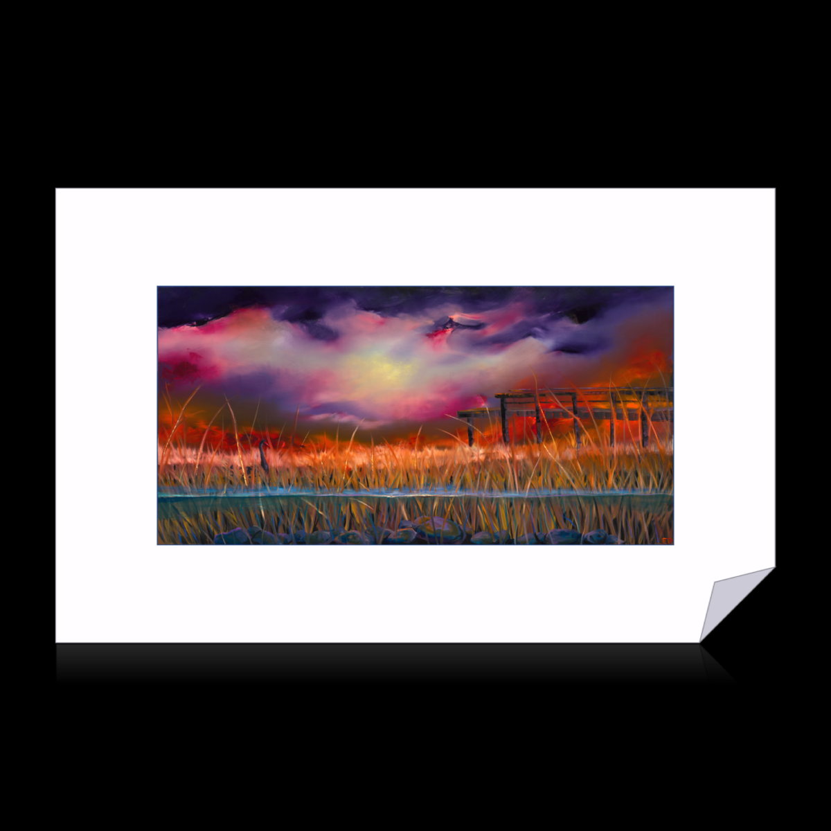Windermere (Archival Print) 77cmx44cm 8cm white border