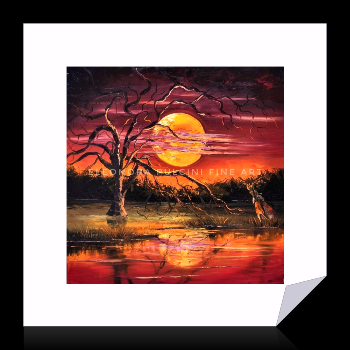 The Embrace (Archival Print) 60cmx60cm 8cm white border